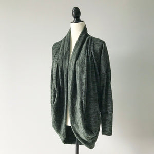 Melange Sweater Knit Cocoon Cardigan | Forest Nightfall *preorder*