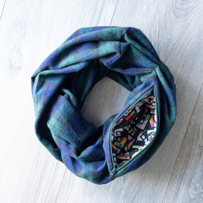 Infinity Pocket Scarf | Evergreen